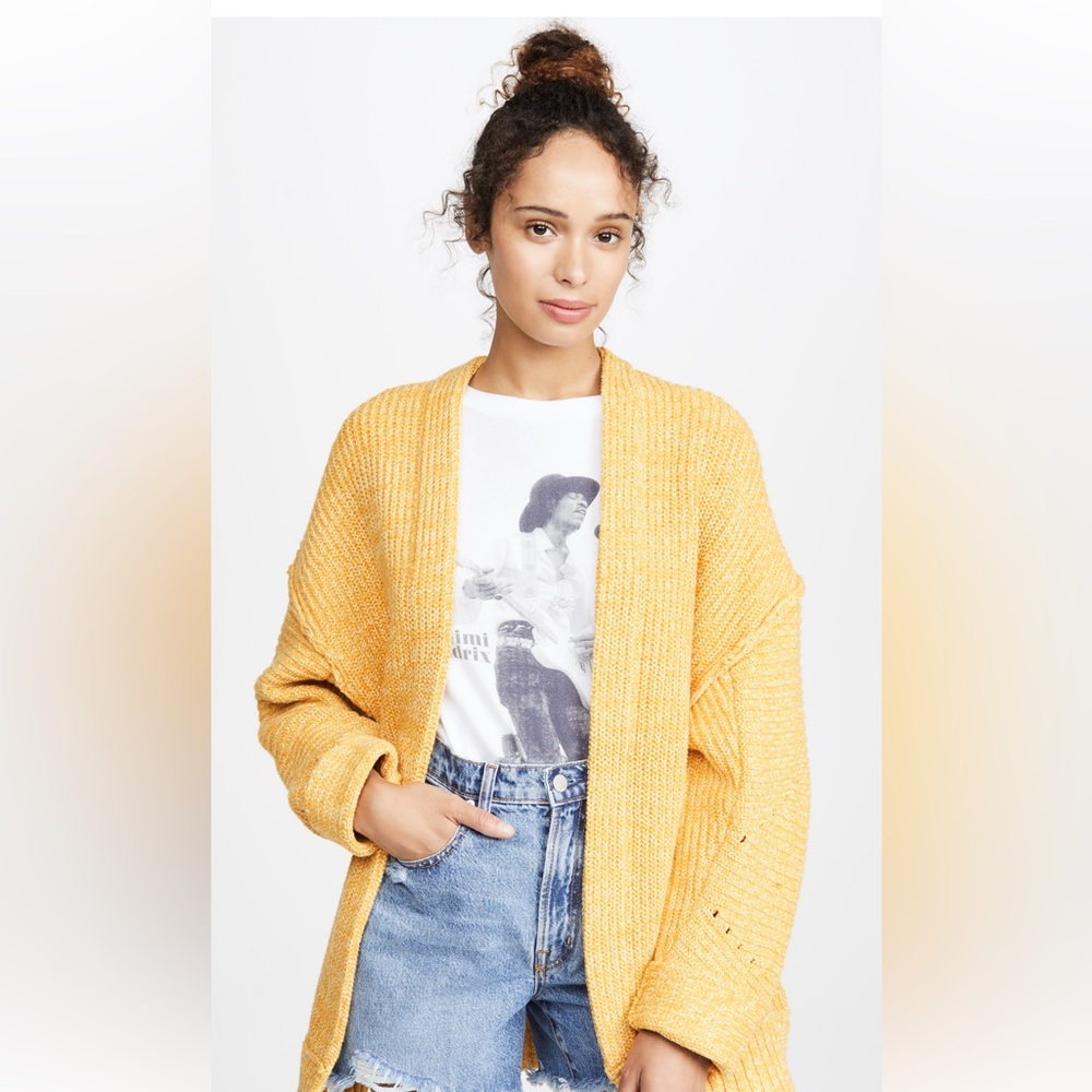Free People High Hopes Cardigan in Marmelade Combo